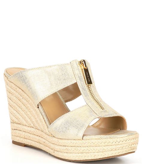 espadrille michael kors wedges|Michael Kors bradley canvas wedge.